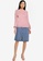 JACQUELINE DE YONG pink Kourtney Puff Sleeve Knit Sweatshirt 9D7E3AA6FC1096GS_3