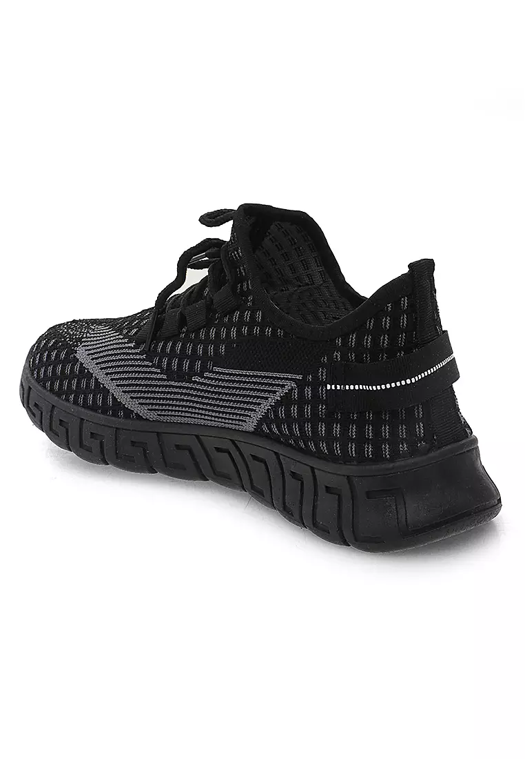 Chayton Shoes Sport Sepatu Sneakers Pria Classic Casual Running Material Canvas ORIGINAL - Black