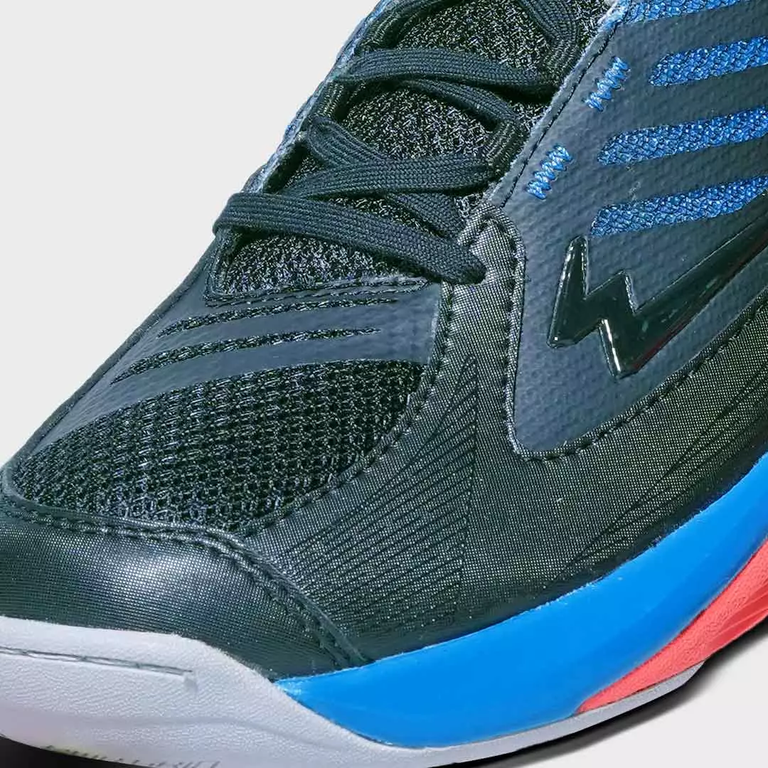 Eagle Sepatu Badminton Driva Flow - HITAM/BIRU/MERAH