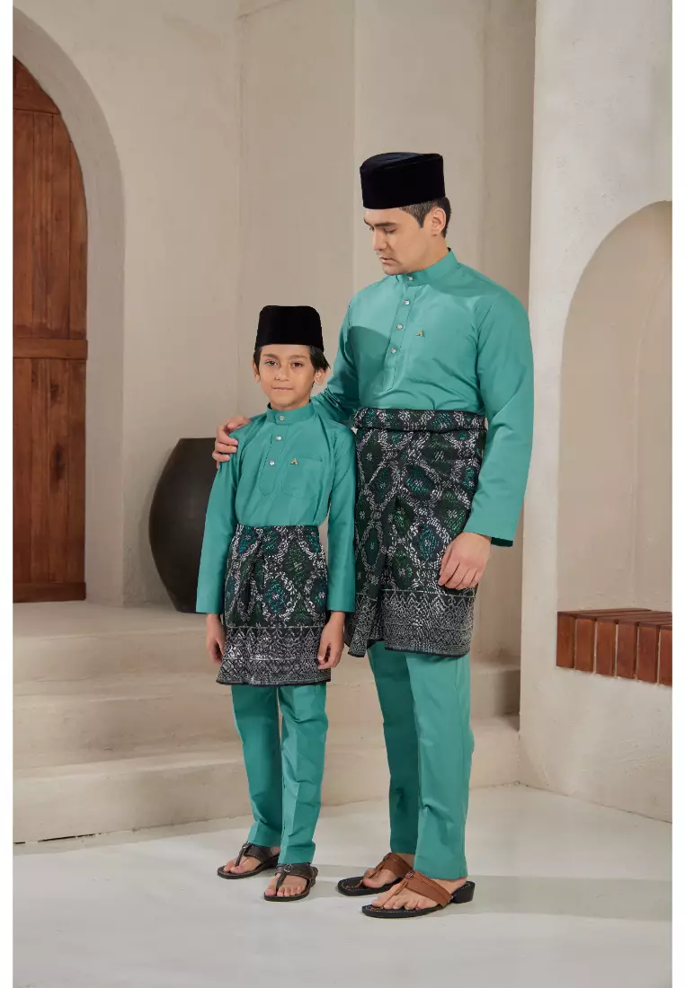 Baju Melayu Moden Cekak Musang for Kids