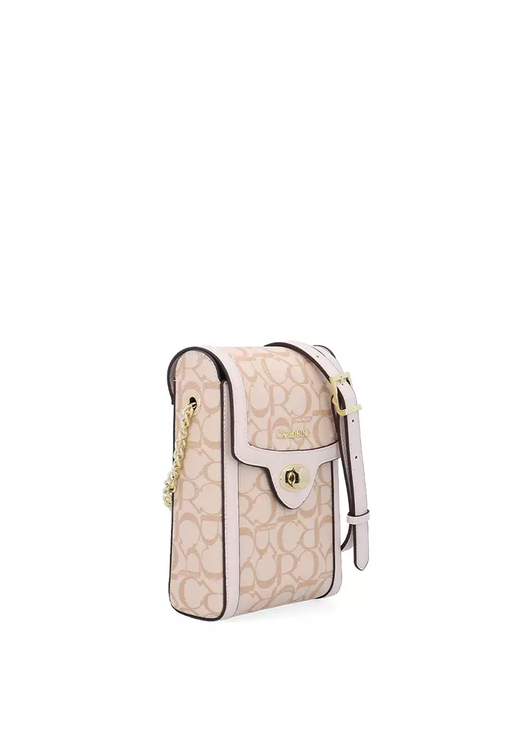Carlo GEO Julia Crossbody Wallet - Beige