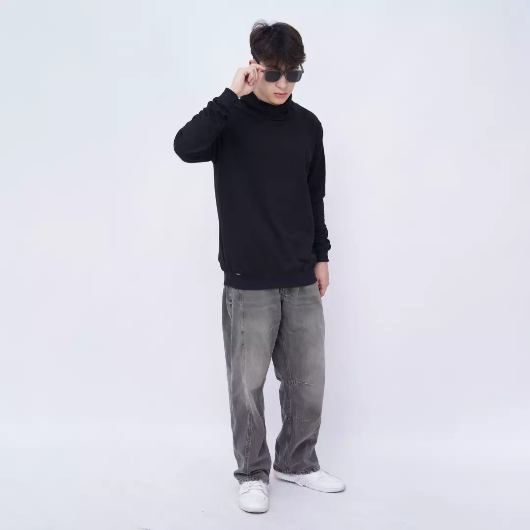 Ryusei Sweater Turtleneck Nandito Sei Black