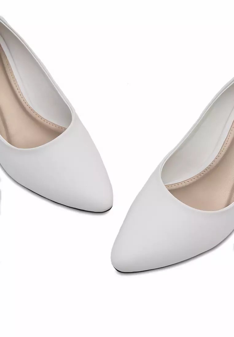 VIVI NICI - Kenici Sepatu Wanita Hak 5 cm Clean White