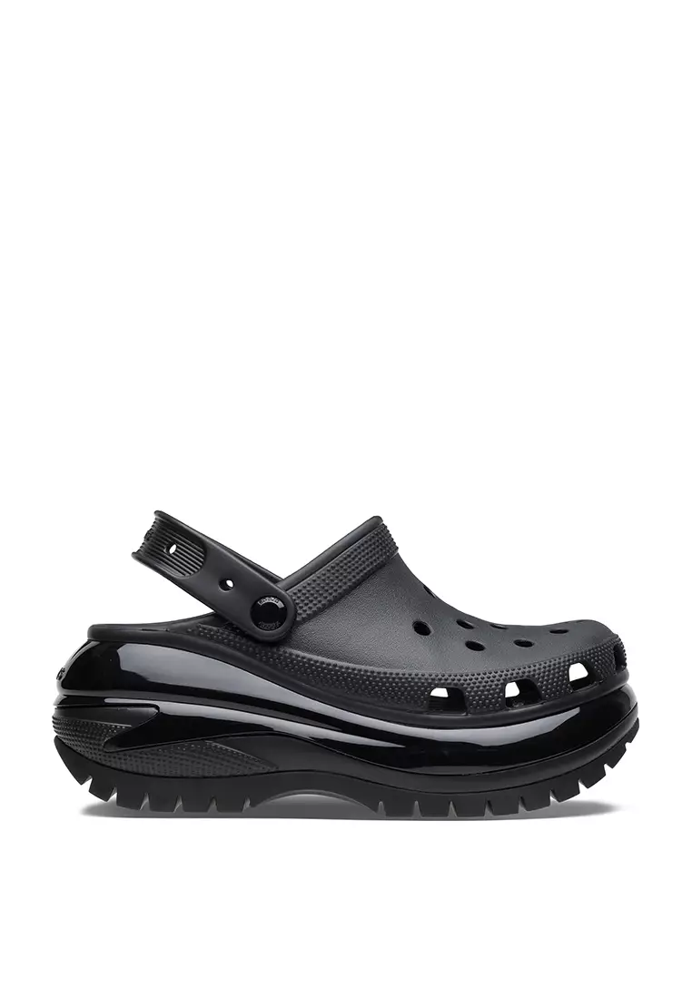 Crocs black solid clogs deals