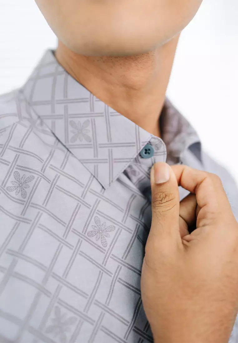 My Aksa Batik Pria Kemeja Pendek Braiano Brittia