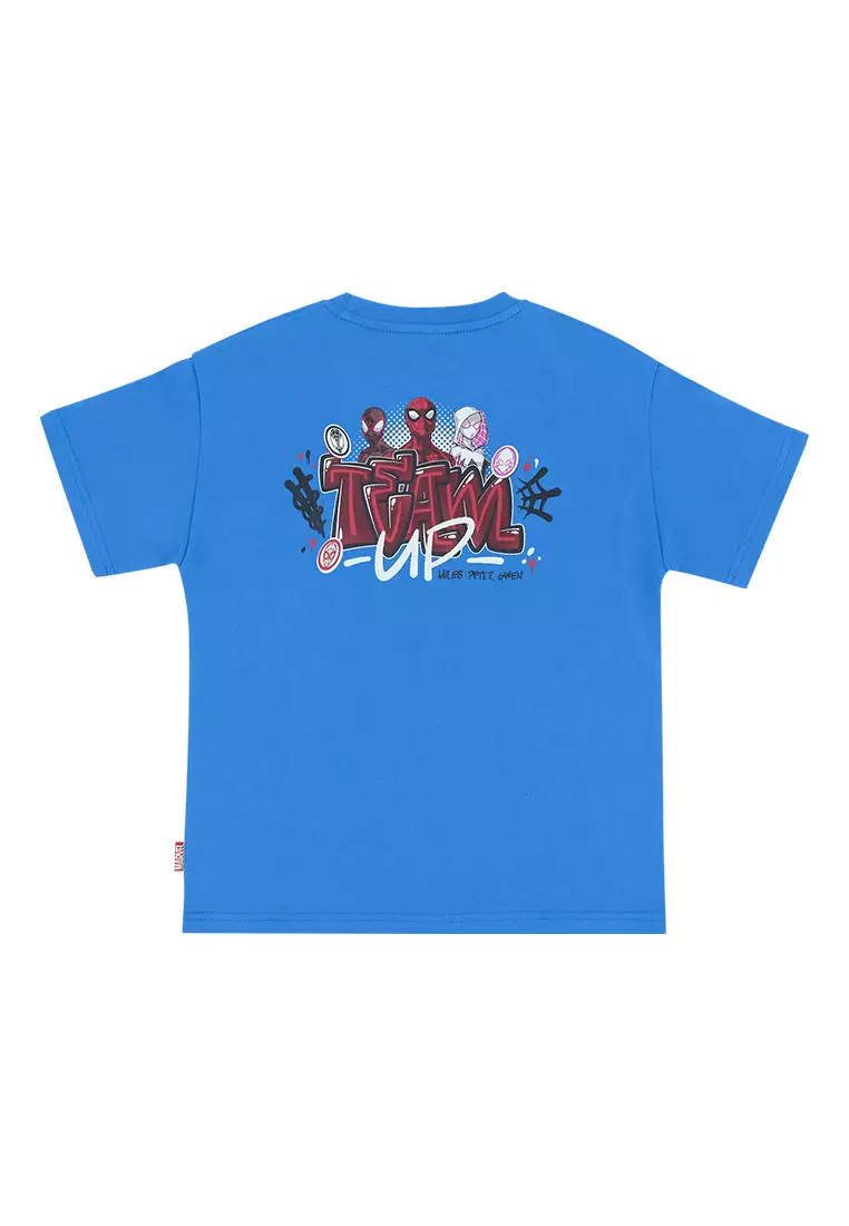 Spiderman Boys "Team Up" Oversize Graphic T-Shirt
