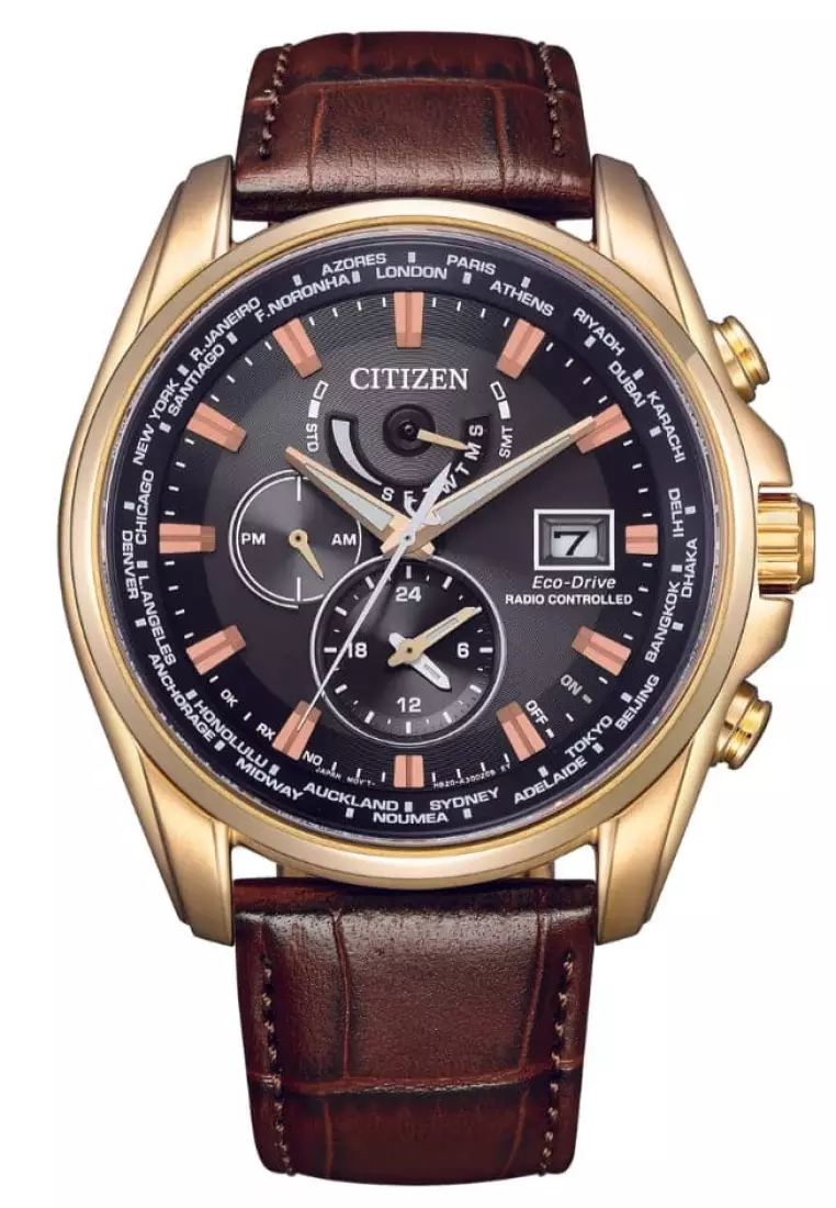 Brown Leather Watch Citizen Eco Drive Ladies Leather Strap Citizen
