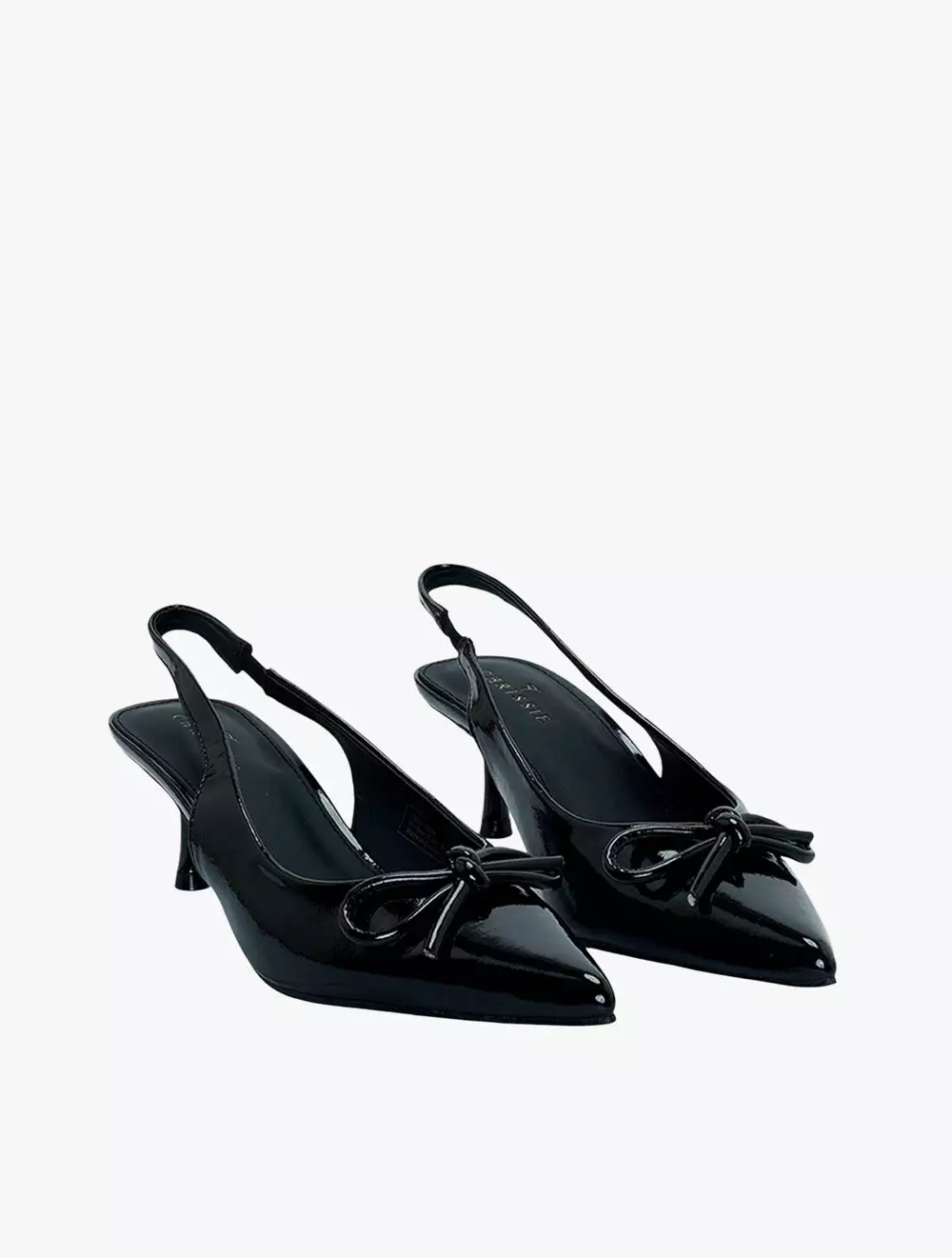 Payless Chrissie Womens Donina Sling Back Heels - Black_04