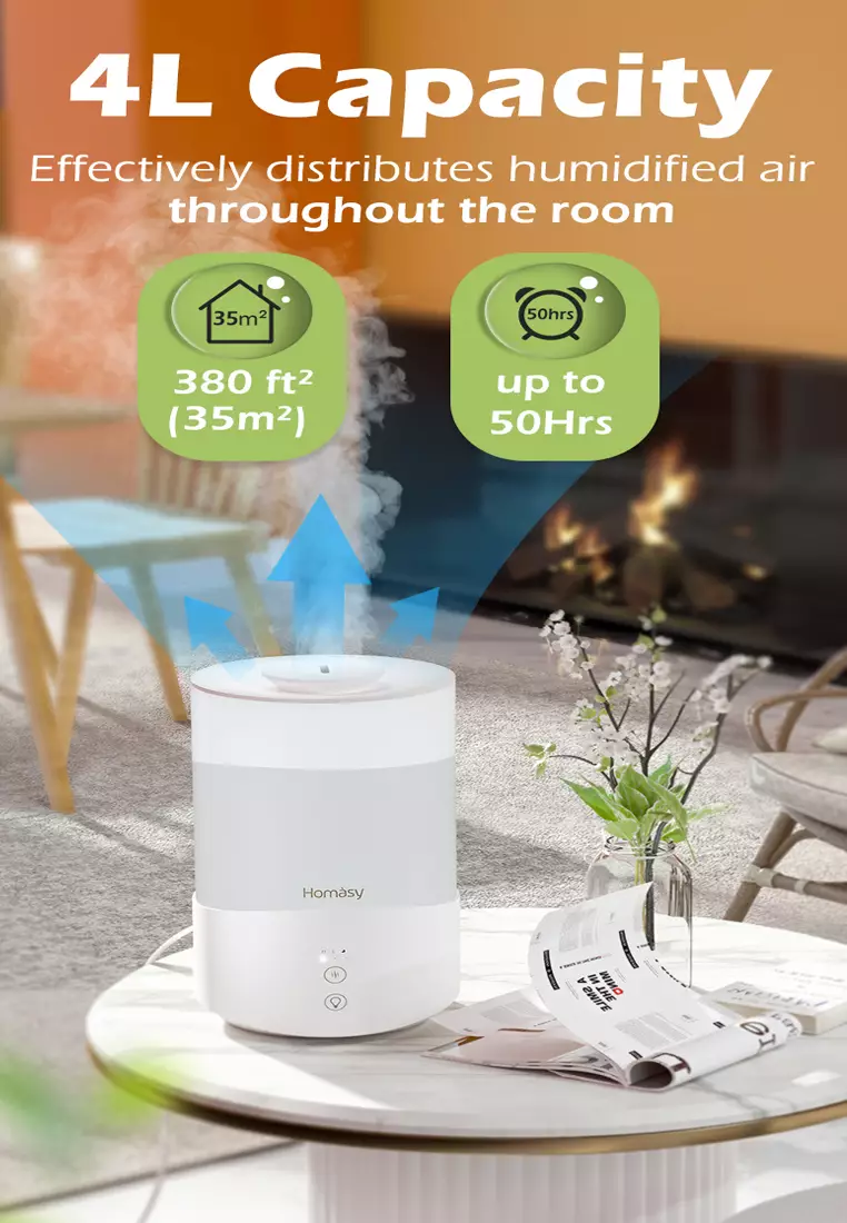 Buy Homasy Homasy 4L Digital Air Humidifier Aroma Diffuser Air Diffuser
