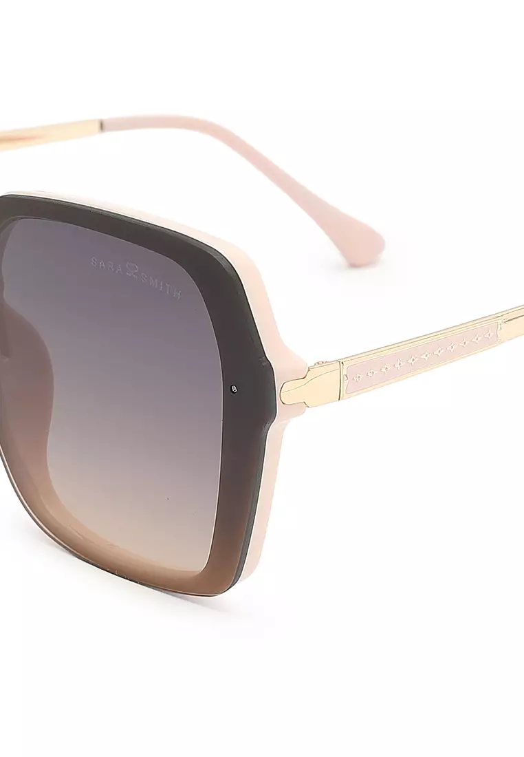 Unisex Fashion Sunglasses (太陽眼鏡) - 米黃色 / 灰色 / 黃色