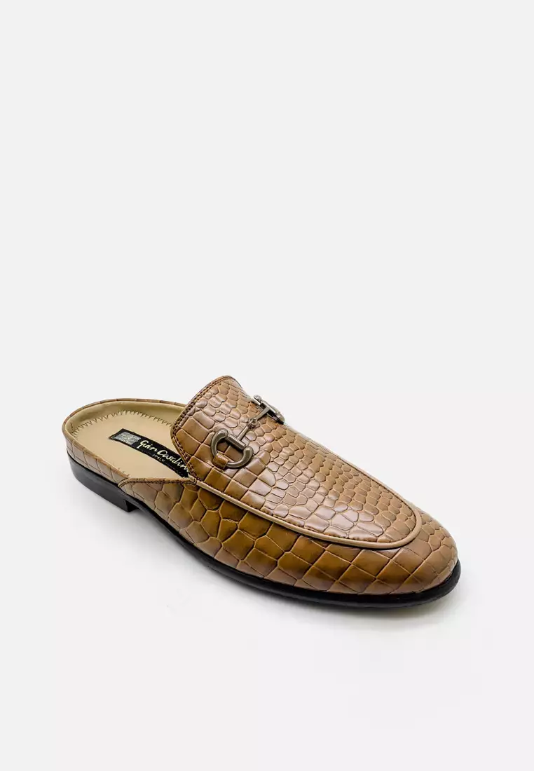 Felix  Sepatu Sandal Slop Casual Loafer Mules Motip Croco