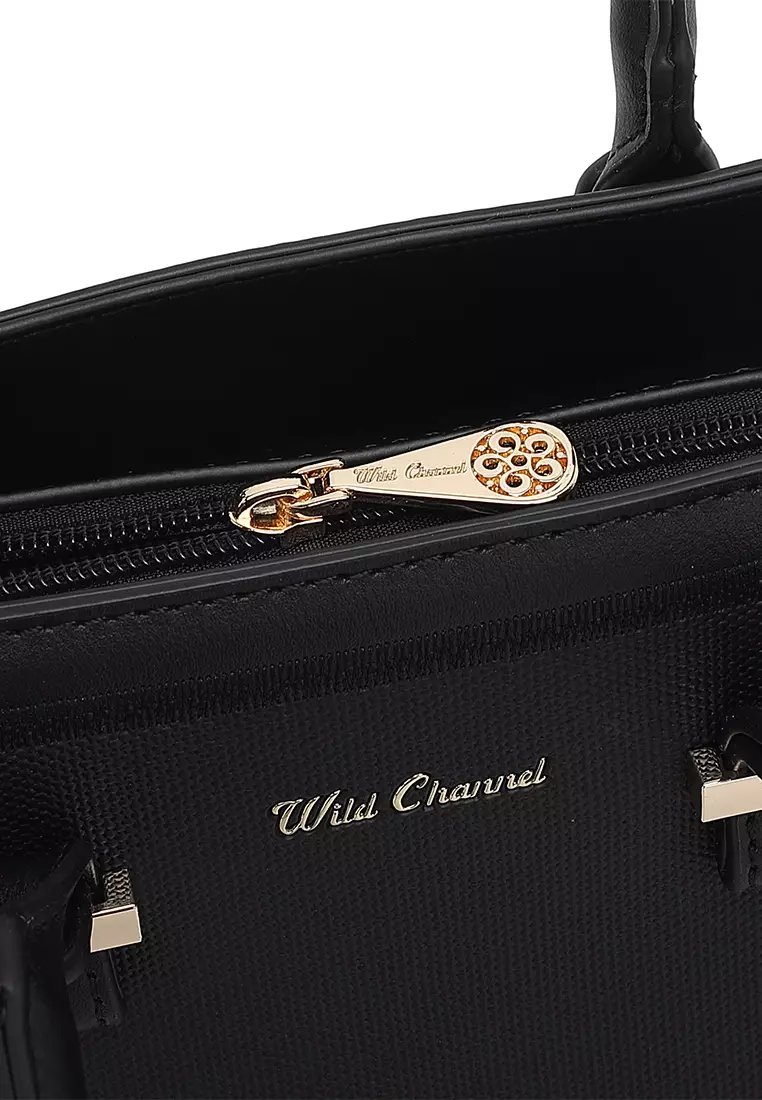 Women's Top Handle Bag / Sling Bag / Crossbody Bag / Shoulder Bag - Black