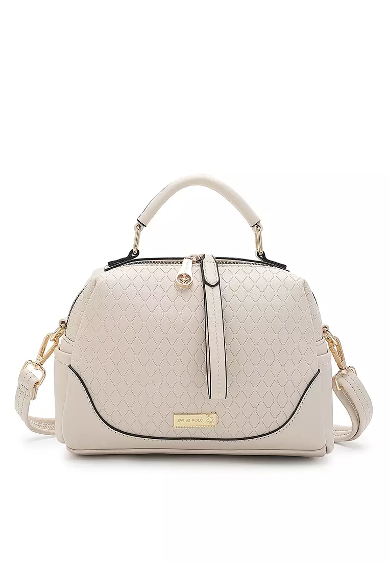 Women's Top Handle Bag / Sling Bag / Crossbody Bag (手拿袋 / 斜孭袋) - 白色