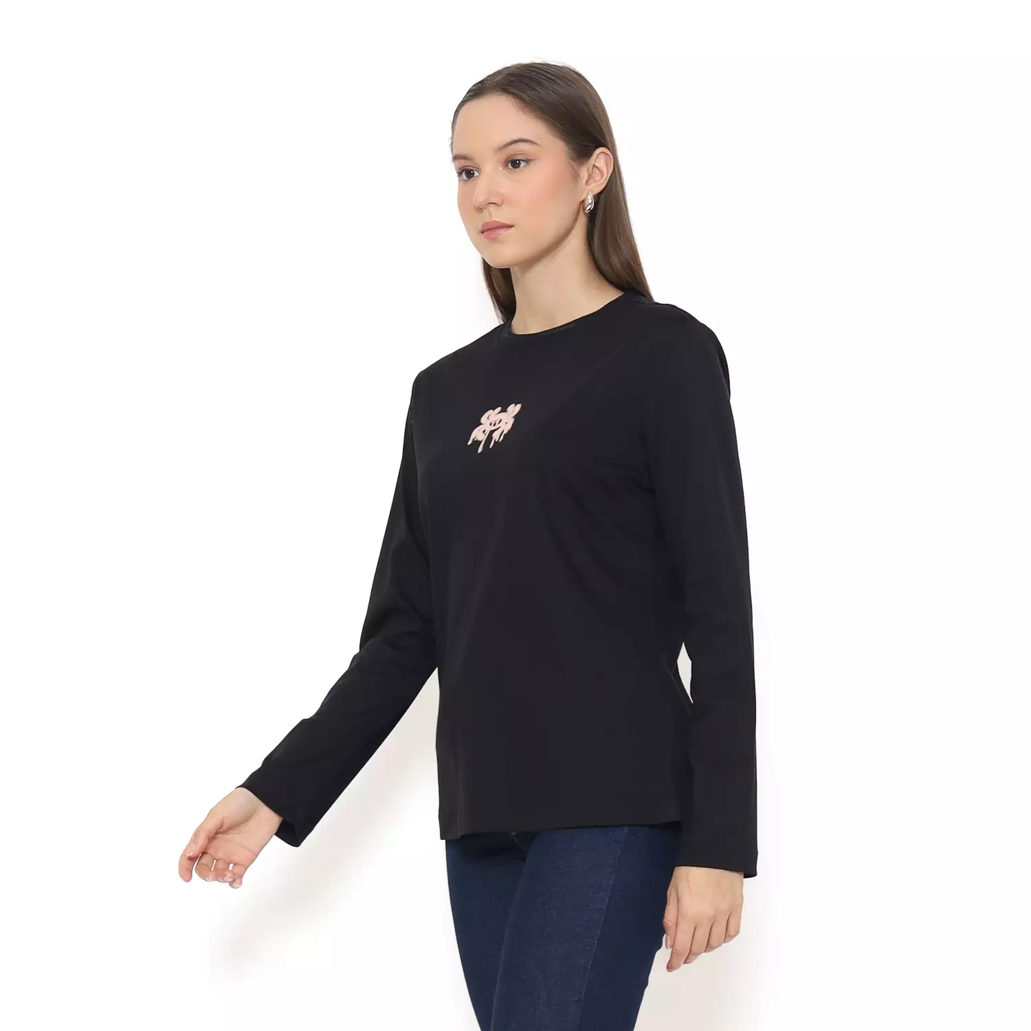 Spyderbilt Kaos lengan panjang Wanita Chelsea Tencel Ladies Long Tee Planet Surf