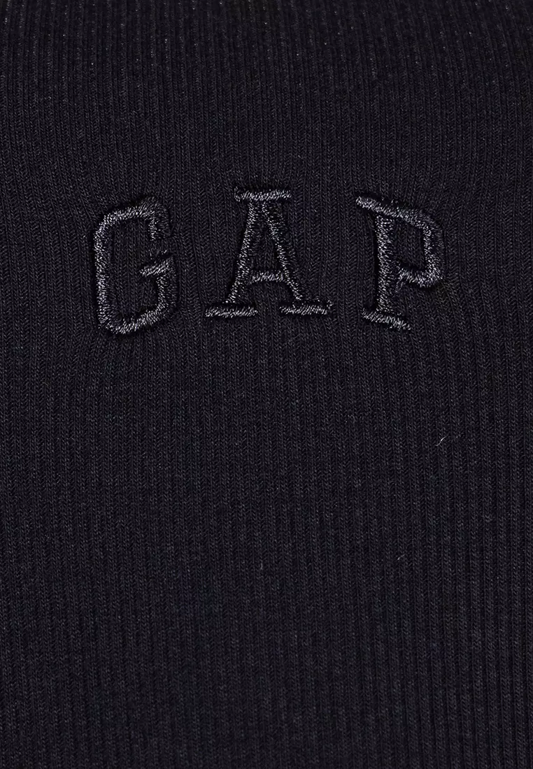 Sleeveless Cotton Logo Tank Top