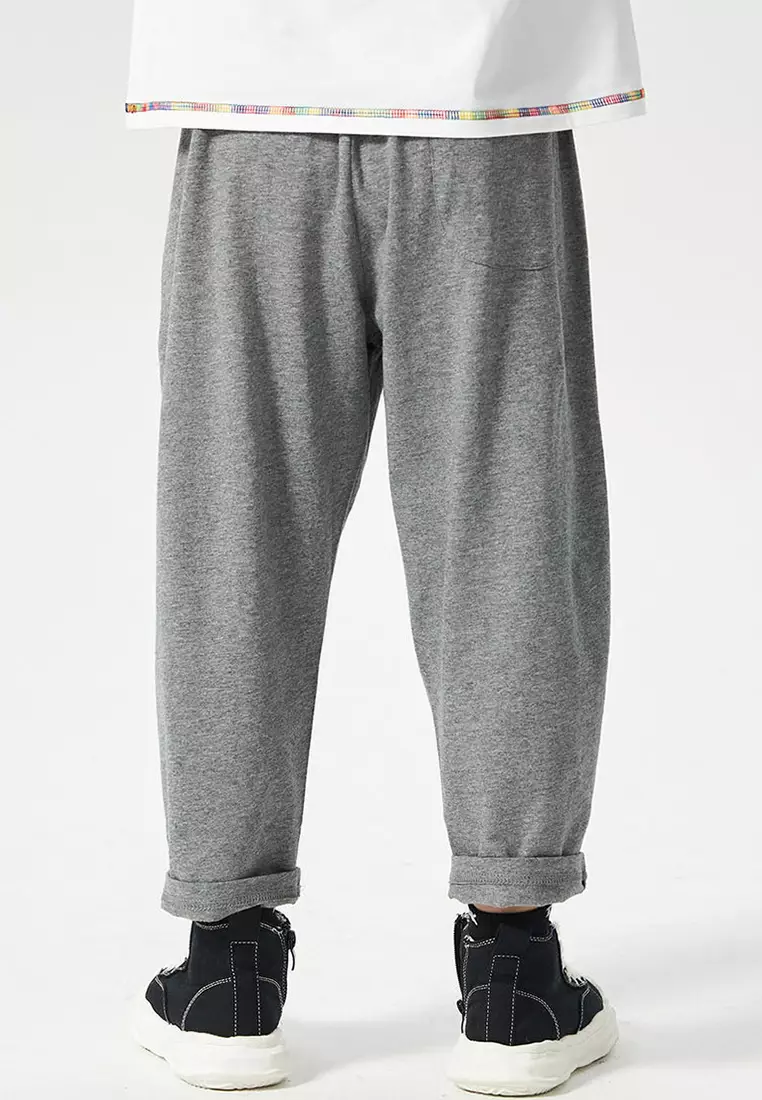 Graphic Printed Cotton Pants