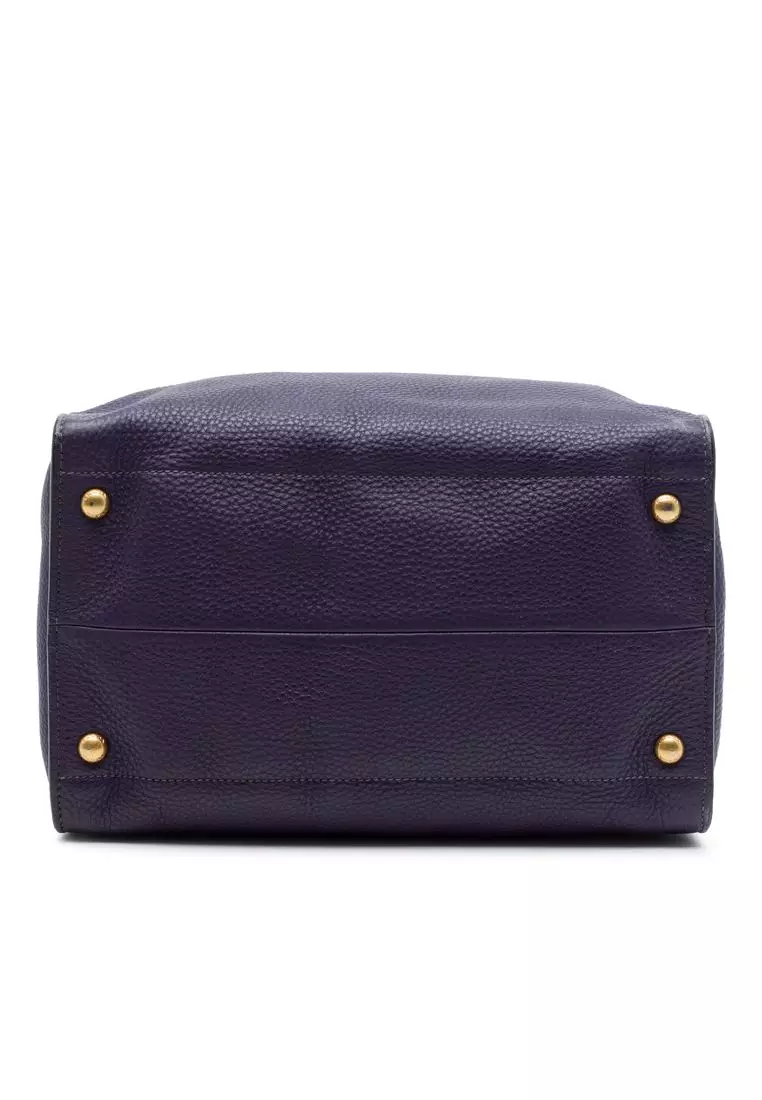 Pre-Loved Prada Vitello Daino Open Convertible Tote