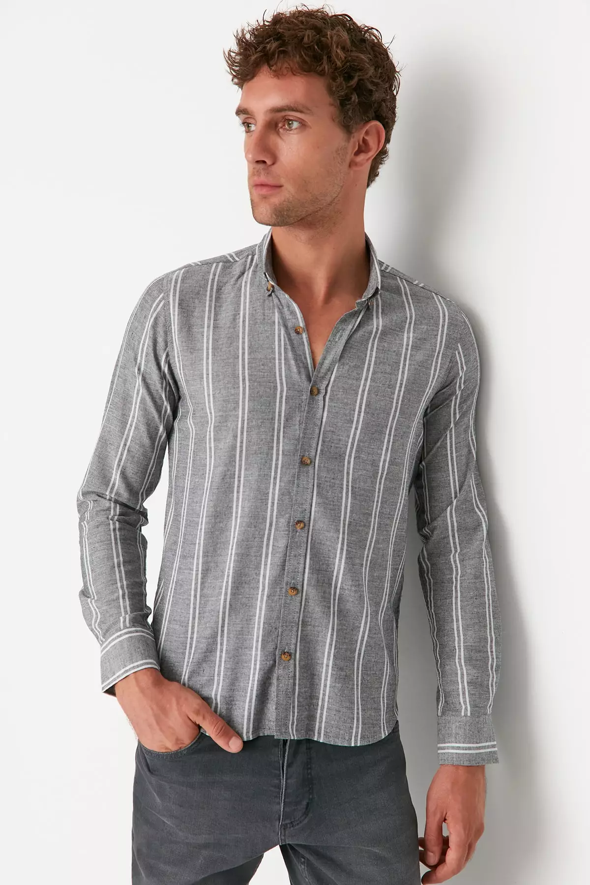 Striped Slim Fit Shirt