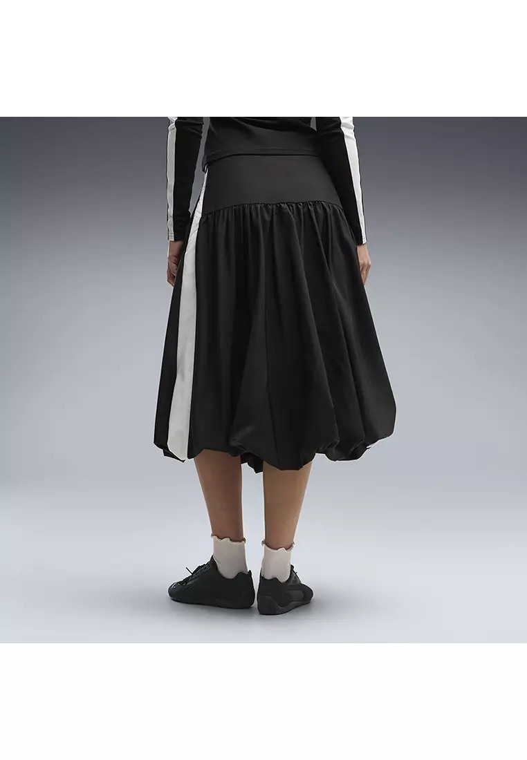 T7 Balloon Midi Skirt Women