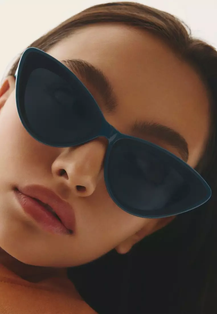 Tempted Sunglasses - Deep Turquoise/Dark Turquoise