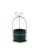 DILAS HOME green Ribbon Gift-shaped Gold Plant Pot (Green) - Medium 1A7C9HLB2A641FGS_1
