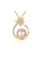 SUNRAIS gold High-grade colorful stone gold fashion necklace B2F1DAC23A0AC8GS_1