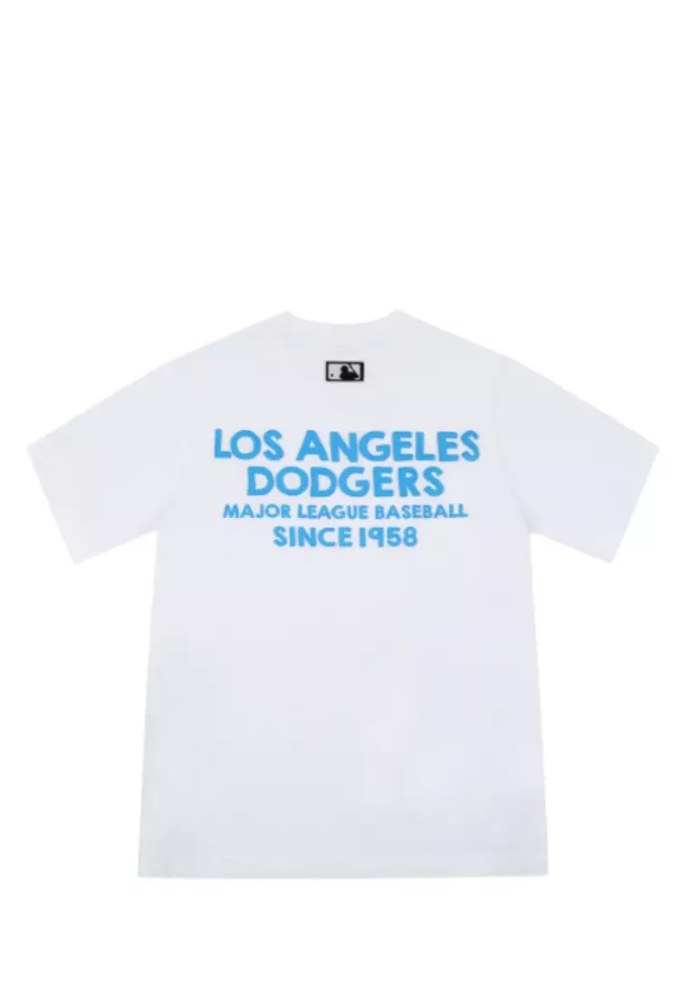 MLB Popcorn 21 Short Sleeve T-shirts LA Dodgers Pink 31TS04031-07O