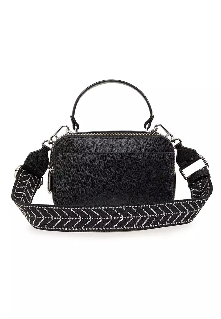 Karl Lagerfeld Simone Crossbody with Studs - Black Pearl