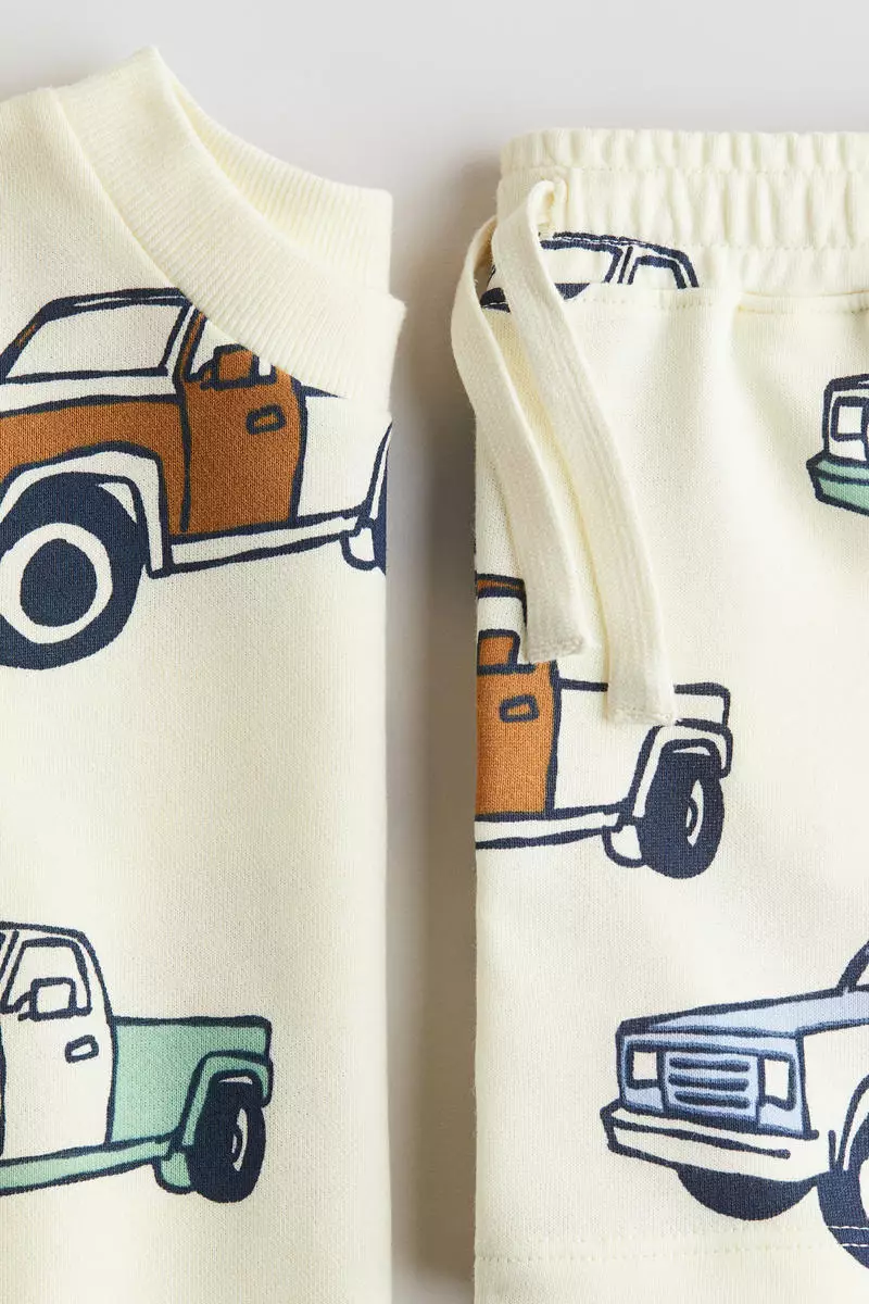 2-piece printed sweatshirt set