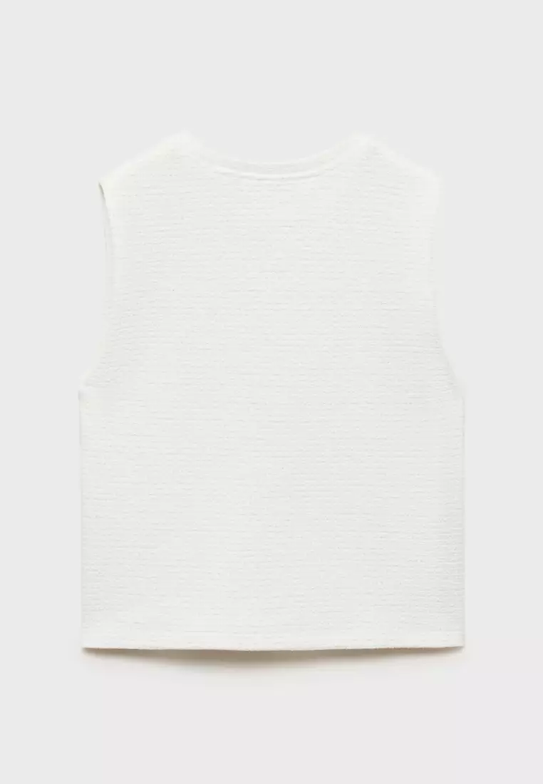Textured Cotton Top