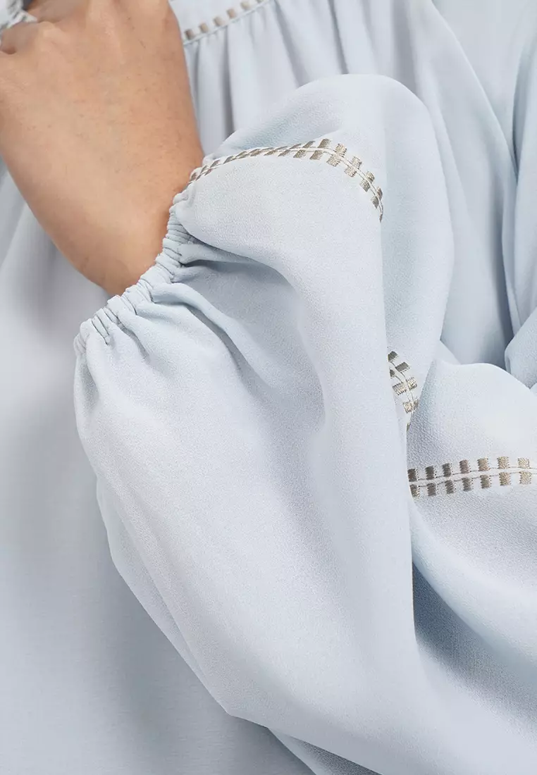 Round Neck Tiered Gamis