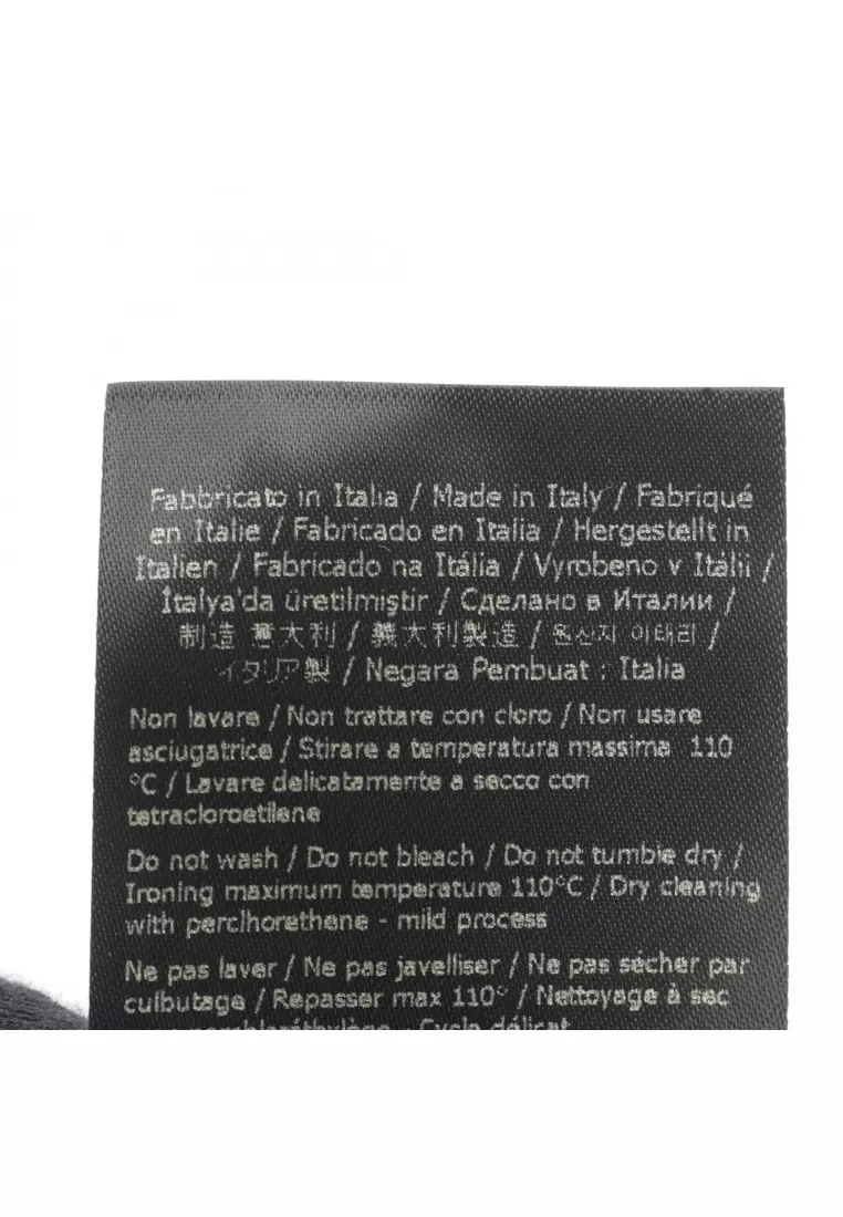 Pre-Loved Fendi FF pattern Scarf wool silk gray black