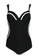 Sunnydaysweety black Sweet Gathered Slim One-Piece Swimsuit A21071407BK 264A5US5C36008GS_7