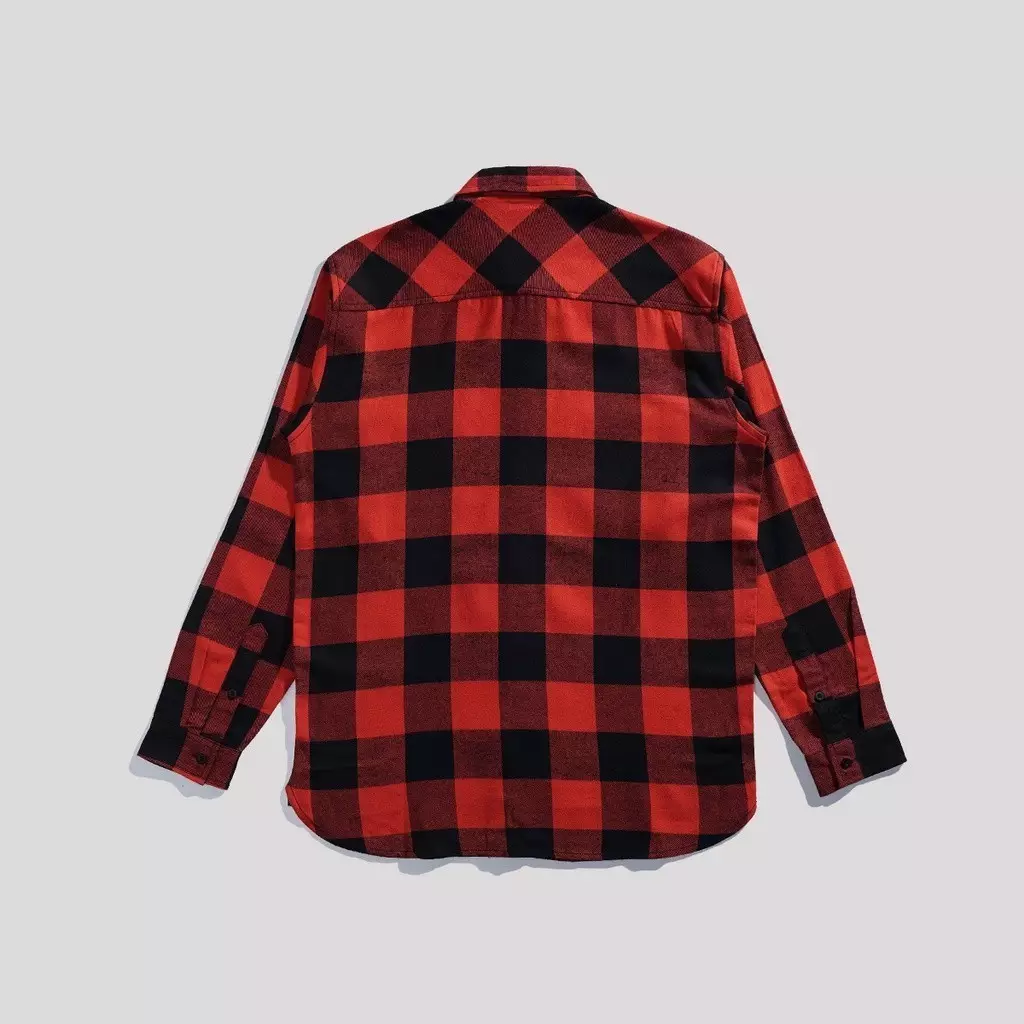 Lee Cooper Flannel Shirt Ethan Red Black