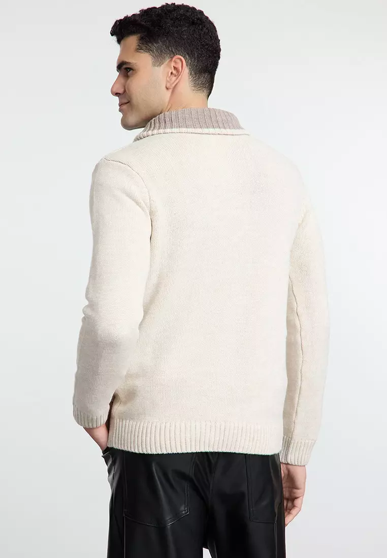 Felpa Uomo Trendyol Turtleneck Regular Fit - Collo Alto, Mista Cotone, Colore Nero