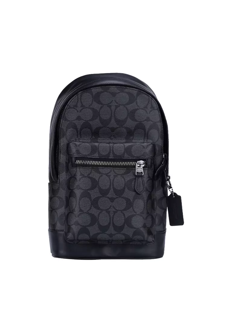 Coach discount logo backpack