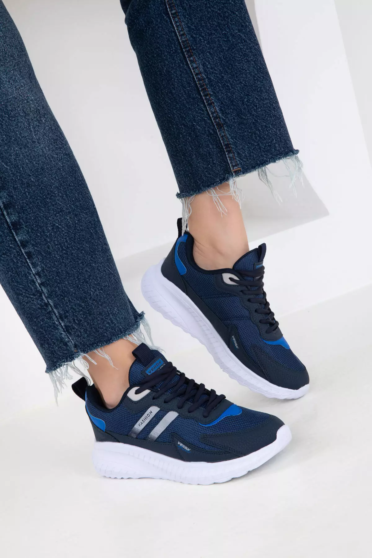 Navy Blue-Ice Unisex Sneaker 20601