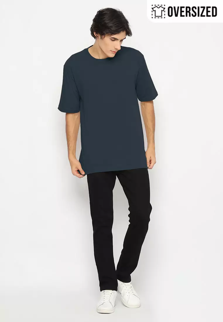 RBJ T-Shirt Cotton Combed Polos Oversized Pria 2079250001
