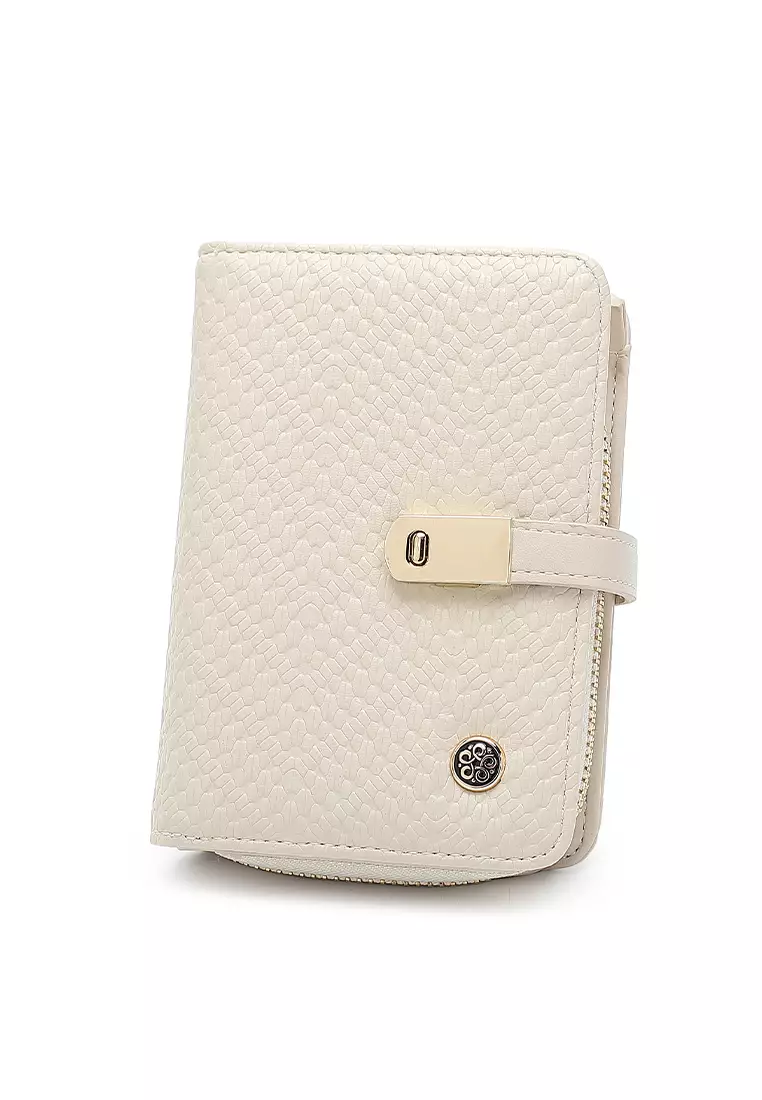 Women's Short Purse / Wallet - Beige