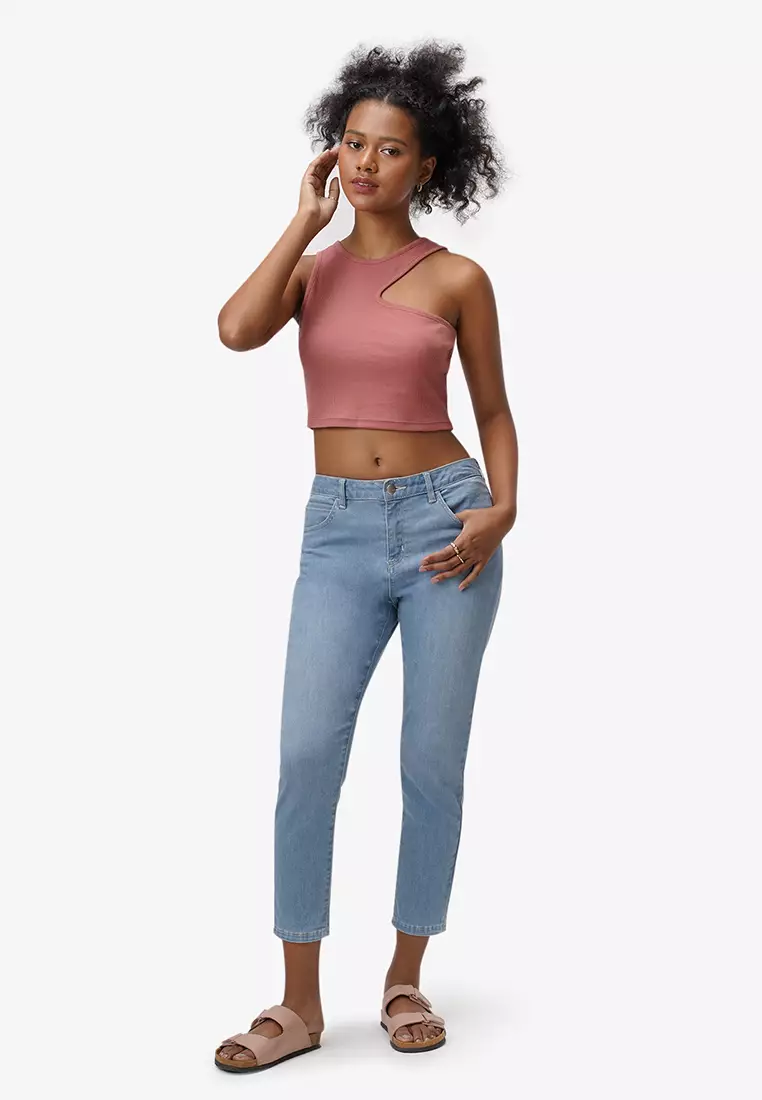 Buy JUST G Teens Slim Fit Front Yoke Mid Waist Jeans 2024 Online