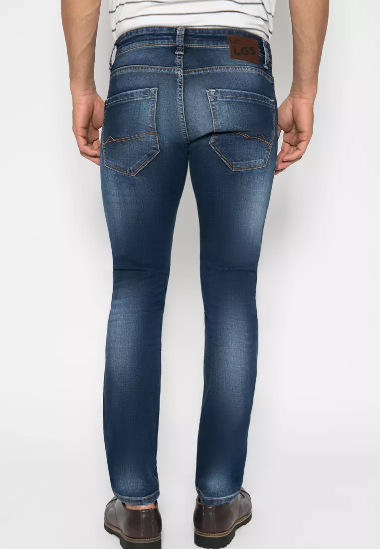 LGS - Celana Panjang Jeans - Premium - Biru - Slim Fit - JPF.510.PS087.A537.C
