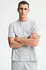 Grey Melange Dusty Light