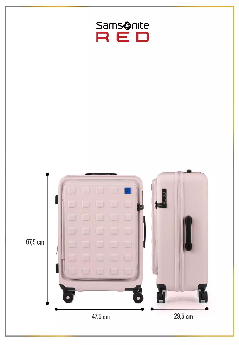 Samsonite Red Label Koper Hardcase Toiis M Medium 24 inch - Petal Pink