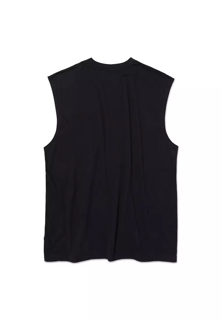 Men's Tough Cut Sleeveless Pocket Tee - Black (1010245-10158) | Apparels