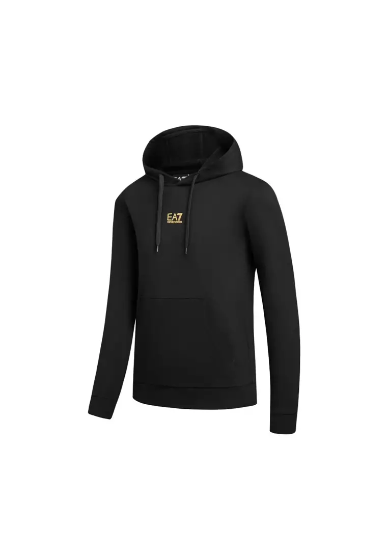 Men's Hoodie in Black 8NPM32 PJVRZ