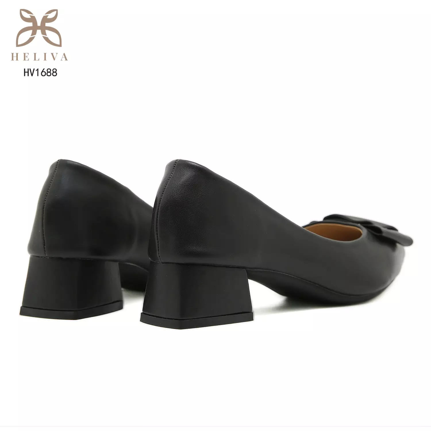 Heliva Leona Women Shoes Frame Square Curved Heel Chunky Sol 4cm HV1688