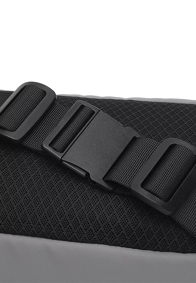 Men's Waist Bag / Belt Bag / Chest Bag (Tas Pinggang / Tas Dada Pria) - Abu-Abu