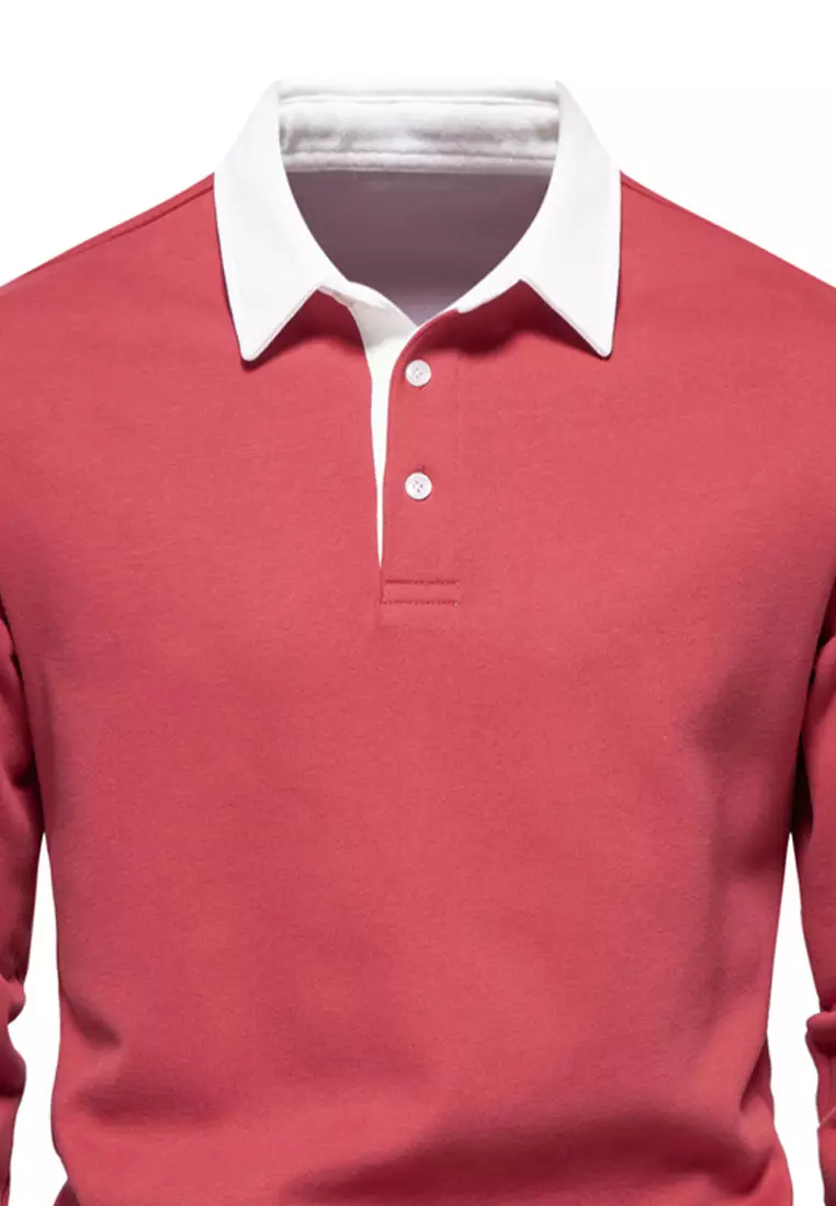 Casual Long Sleeve Polo Shirt AX-HD05