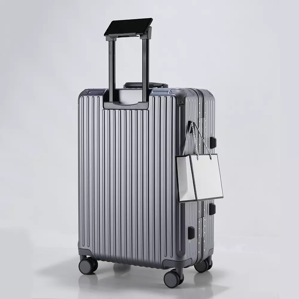 Navy Club Koper 26 Inch Frame Aluminium Skyline Koper Bagasi Hardcase PC TSA Lock 4 Roda Putar
