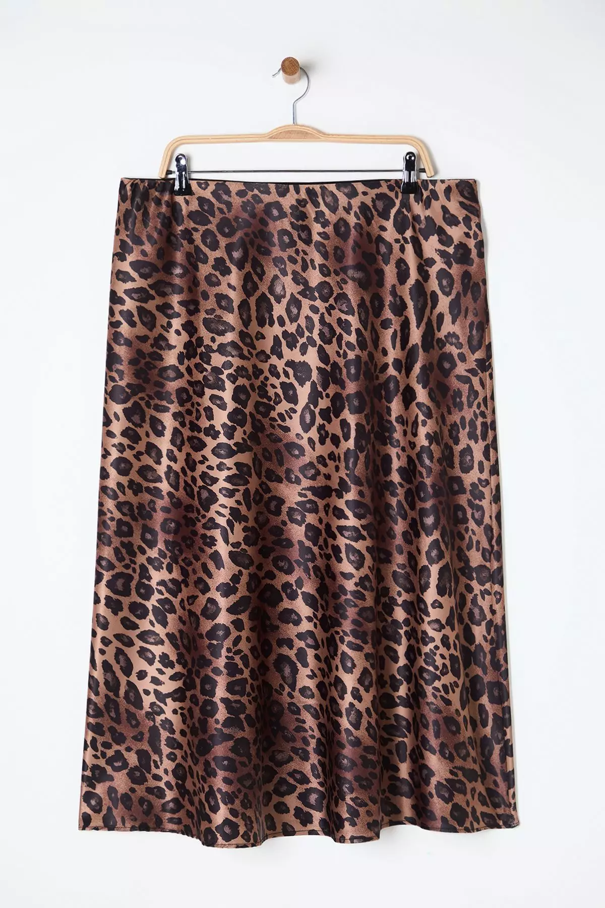 Buy Trendyol Plus Size Leopard Midi Skirt 2025 Online ZALORA